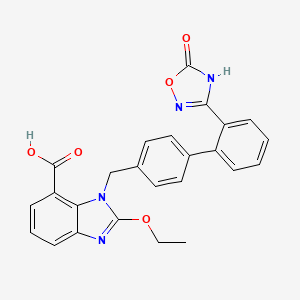 Azilsartan structure, CAS 147403-03-0