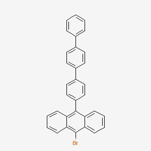 9-([1,1':4',1''-terphenyl]-4-yl)-10-bromoanthracene structure, CAS 2A-1172441