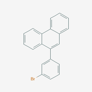 9-(3-bromophenyl)phenanthrene structure, CAS 377737-89-8
