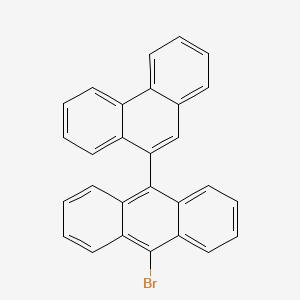 9-broMo-10-(phenanthrene-10-yl)anthracen structure, CAS 845457-53-6