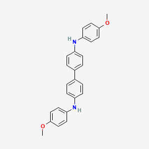 N4,N4'-bis(4-methoxyphenyl)-[1,1'-biphenyl]-4,4'-diamine structure, CAS 59131-00-9