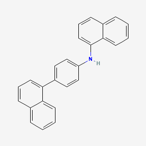 1-Naphthalenamine, N-[4-(1-naphthalenyl)phenyl]- structure, CAS 936916-07-3