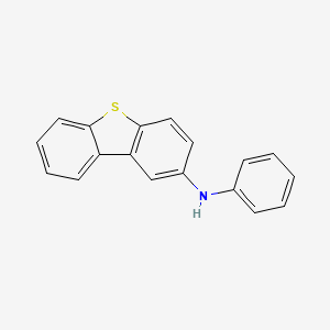 Dibenzothiophen-2-yl-phenyl-amine structure, CAS 1300028-91-4