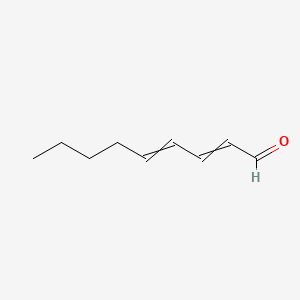 TRANS,TRANS-2,4-NONADIENAL structure, CAS 6750-03-4