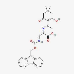 DDE-L-DAP(FMOC)-OH structure, CAS 1263046-98-5