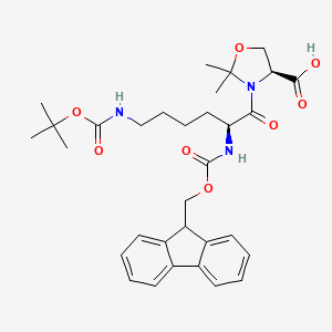 FMOC-LYS(BOC)-SER(PSIME,MEPRO)-OH structure, CAS 957780-54-0