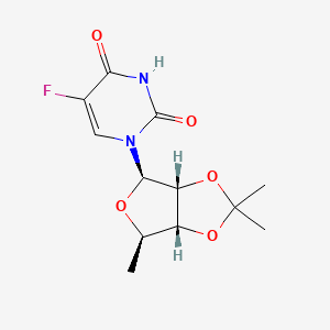 5'-Deoxy-2',3'-O-isopropylidene-5-fluorouridine structure, CAS 66335-39-5