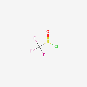 TRIFLUOROMETHYL SULFINYL CHLORIDE structure, CAS 20621-29-8