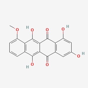 7,8-Desacetyl-9,10-dehydro Daunorubicinone(Doxorubicin Impurity) structure, CAS 1159977-24-8