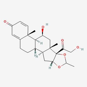 Di-Norbudesonide (Mixture of DiastereoMers) structure, CAS 1040085-98-0