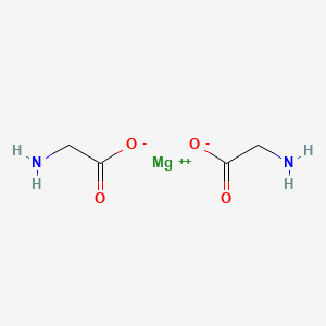 bis(glycinato-N,O)magnesium structure, CAS 14783-68-7