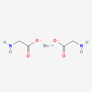 Bis(glycinato)manganese structure, CAS 14281-77-7