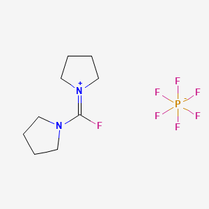 Fluoro-N,N,N′,N′-bis(tetramethylene)formamidinium hexafluorophosphate structure, CAS 164298-25-3