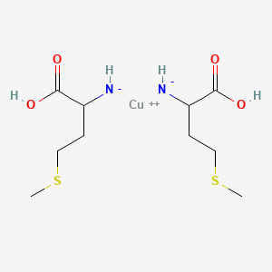 bis(DL-methioninato-N,O)copper structure, CAS 15170-74-8