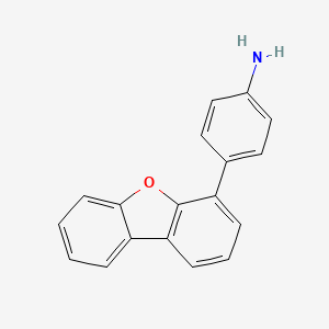4-(dibenzo[b,d]furan-4-yl)aniline structure, CAS 578027-21-1