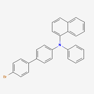 4-(N-(1-NAPHTHYL)-N-PHENYLAMINO)-4'-BROMOBIPHENYL structure, CAS 352359-42-3
