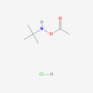 O-Acetyl-N-tert-butylhydroxylamine Hydrochloride structure, CAS 851074-40-3