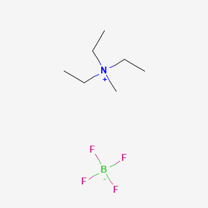 TRIETHYLMETHYLAMMONIUM TETRAFLUOROBORATE structure, CAS 69444-47-9