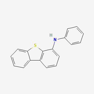 N-phenyldibenzo[b,d]thiophen-4-amine structure, CAS 1252914-52-5