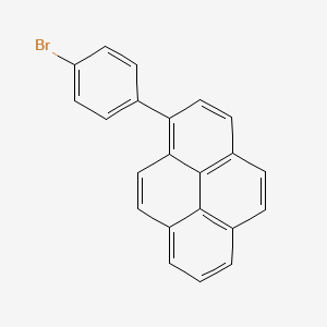1-(4-bromophenyl)pyrene structure, CAS 345924-29-0