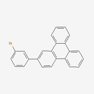 2-(3-broMophenyl)triphenylene structure, CAS 1313514-53-2
