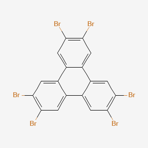2,3,6,7,10,11-HEXABROMOTRIPHENYLENE structure, CAS 82632-80-2