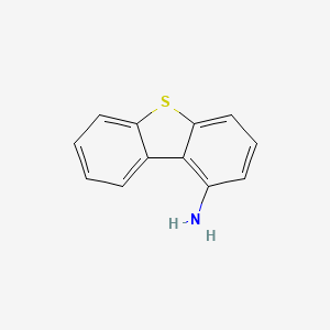 Dibenzothiophen-1-amine structure, CAS 29451-76-1
