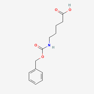 5-(CARBOBENZOXYAMINO)VALERIC ACID structure, CAS 23135-50-4