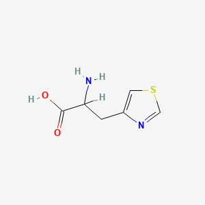 DL-4-Thiazolylalanine structure, CAS 14717-97-6