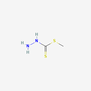 methyldithiocarbazate structure, CAS 5397-03-5