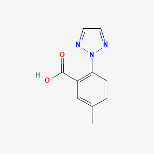 2-(2H-1,2,3-TRIAZOL-2-YL)-5-METHYLBENZOIC ACID structure, CAS 956317-36-5