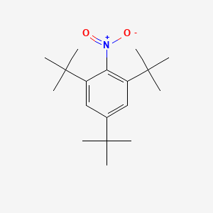 2,4,6-TRI-TERT-BUTYLNITROBENZENE structure, CAS 4074-25-3