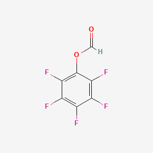 Pentafluorophenyl formate structure, CAS 111333-97-2