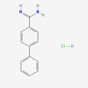 BIPHENYL-4-CARBOXAMIDINE HYDROCHLORIDE structure, CAS 111082-23-6