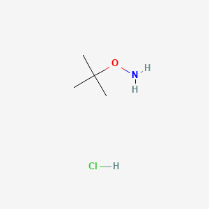 O-TERT-BUTYLHYDROXYLAMINE HYDROCHLORIDE structure, CAS 39684-28-1