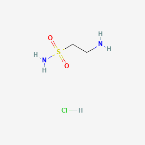 2-aminoethanesulphonamide monohydrochloride structure, CAS 89756-60-5