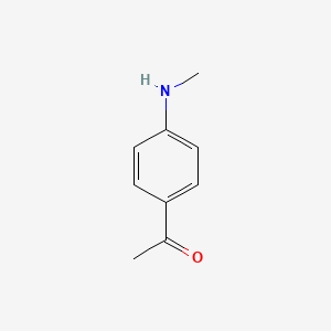 Ethanone, 1-[4-(methylamino)phenyl]- (9CI) structure, CAS 17687-47-7