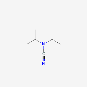DIISOPROPYLCYANAMIDE structure, CAS 3085-76-5