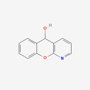 5H-[1]Benzopyrano[2,3-b]pyridin-5-ol structure, CAS 6722-09-4