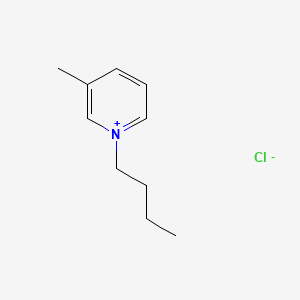3-METHYL-N-BUTYLPYRIDINIUM CHLORIDE structure, CAS 125652-55-3