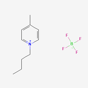 1-Butyl-4-methylpyridinium tetrafluoroborate structure, CAS 343952-33-0