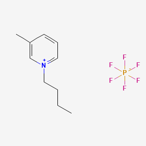 N-BUTYL-3-METHYLPYRIDINIUM HEXAFLUOROPHOSPHATE structure, CAS 845835-03-2