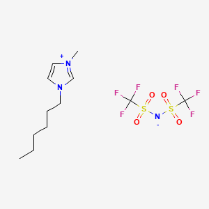 1-Hexyl-3-methylimidazolium Bis(trifluoromethanesulfonyl)imide structure, CAS 382150-50-7