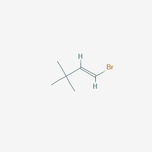 1-bromo-3,3-dimethyl-1-butene structure, CAS 13352-80-2