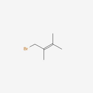 1-bromo-2,3-dimethyl-2-butene structure, CAS 5072-70-8