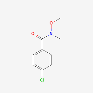 4-CHLORO-N-METHOXY-N-METHYLACETAMIDE structure, CAS 122334-37-6