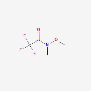 N-METHOXY-N-METHYLTRIFLUOROACETAMIDE structure, CAS 104863-67-4