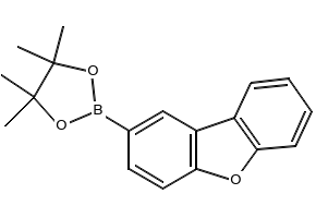 2-(4,4,5,5-Tetramethyl-1,3,2-dioxaborolan-2-yl)dibenzofuran structure, CAS 947770-80-1