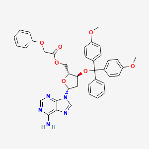 PHEAC-DMT-DEOXYADENOSINE structure, CAS 115388-94-8