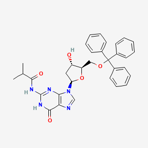 5'-Trt-N2-ibu-2'-dG structure, CAS 75759-63-6